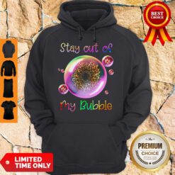 Official Leopard Sunflower Stay Out Of My Bubble Hoodie