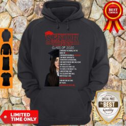 Senior Things Class Of 2020 I Entered The World In The Wake Hoodie
