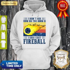 Awesome I Didn’t Ask How Big The Room Is I Said I Cast Fireball Sunset Hoodie