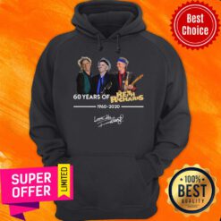 Funny 60 Years Of Keith Richards 1960 2020 Signature Hoodie