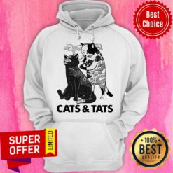 Premium Tattoos Cats And Tats Hoodie