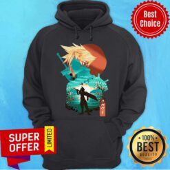 Top Final Fantasy Battle Silhouette Hoodie