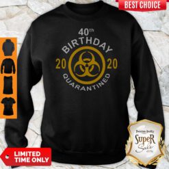 Official 40th Birthday 2020 Quarantined Sweatshirt