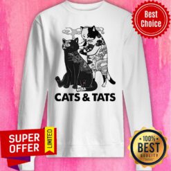 Premium Tattoos Cats And Tats Sweatshirt