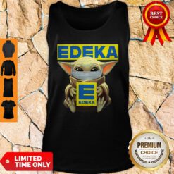 Funny Baby Yoda Mask Edeka Coronavirus Tank Top