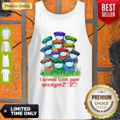 Awesome Pug I Survived Toilet Paper Apocalypse 2020 Tank Top