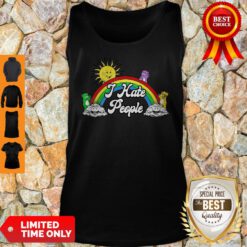 Premium I Hate People The Sun Woke Up Tank Top