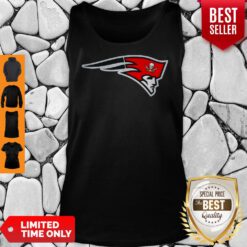 Official New England Patriots Tampa Bay Buccaneers Logo Tank Top