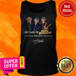 Funny 60 Years Of Keith Richards 1960 2020 Signature Tank Top