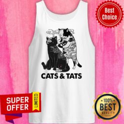 Premium Tattoos Cats And Tats Tank Top