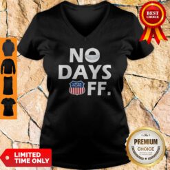 Premium Union Pacific No Days Off Coronavirus V-neck