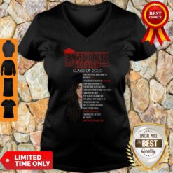 Senior Things Class Of 2020 I Entered The World In The Wake V-neck