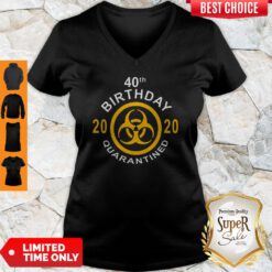 Official 40th Birthday 2020 Quarantined V-neck