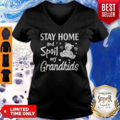 Awesome Stay Home And Spoil My Grandkids V-neck