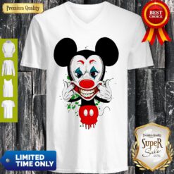 Funny Joker New Mickey Mouse V-neck