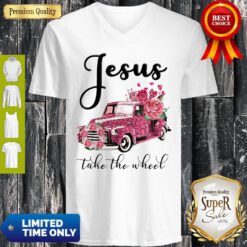 Awesome Jesus Take The Wheel V-neck