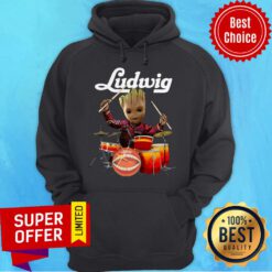 Awesome Baby Groot Ludwig Drums Hoodie