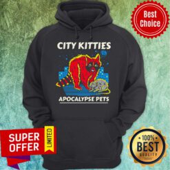 Awesome City Kitties Apocalypse Pets Hoodie