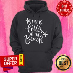Awesome Life Is Letter At Beach Hoodie