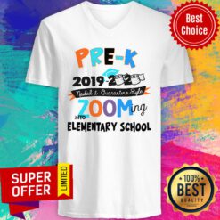 Awesome Prek 2019 2020 Zooming Into Elementary School V-neck