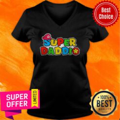 Awesome Super Daddio Fathers Day V-neck