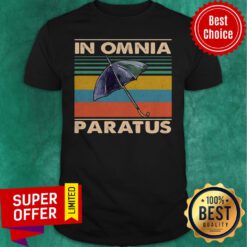 Awesome Umbrella In Omnia Paratus Shirt
