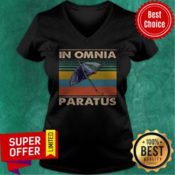 Awesome Umbrella In Omnia Paratus V-neck