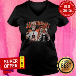 Funny Cincinnati Bengals 9 Joe Burrow Super Bowl Champions V-neck
