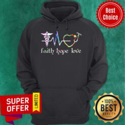 Funny Medical Assistant Faith Hope Love Hoodie