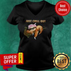 Funny Panda Just Chill Out V-neck