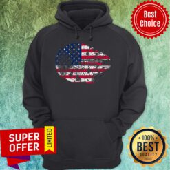 Funny Star Wars The Millennium Falcon American Flag Hoodie