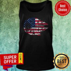 Funny Star Wars The Millennium Falcon American Flag Tank Top