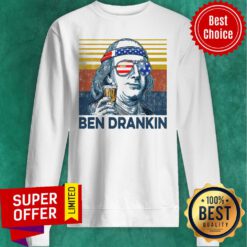 Funny Vintage Beer Ben Drankin Sweatshirt