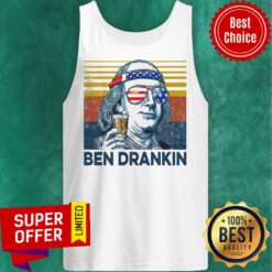 Funny Vintage Beer Ben Drankin Tank Top