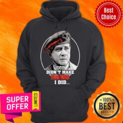 Funny Vintage God Didn’t Make Rambo I Did Hoodie