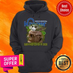 Baby Yoda Mask Kroger Fresh For Everyone Survived Covid-19 2020 Hoodie