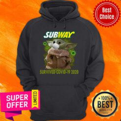 Baby Yoda Mask Subway Survived Covid-19 2020 Hoodie