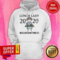Funny Nurse Lunch Lady 2020 Mask Quarantined Hoodie