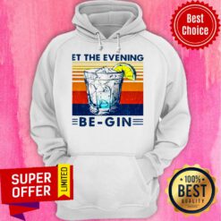 Premium Wine Let The Evening Be-gin Vintage Hoodie