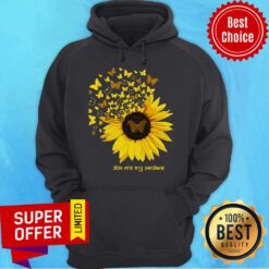 Top Butterfly And Sunflower You Are My Sunshine Hoodie