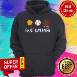 Official Sun Baseball No Virus Corona Best Day Ever Hoodie