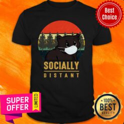 Nice Bear Face Mask Socially Distant Shirt