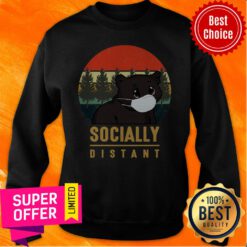 Nice Bear Face Mask Socially Distant Sweatshirt