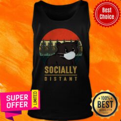 Nice Bear Face Mask Socially Distant Tank Top