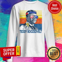 Nice Retro Independence Day Beer Teddy Boozedvelt Sweatshirt
