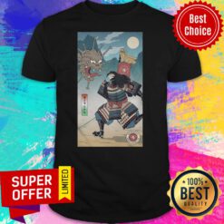 Nice Samurai Vs Virus Demon No 3 Shirt