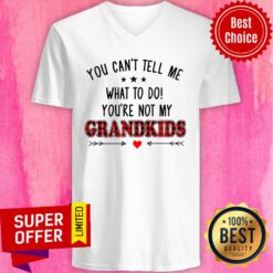 Nice You Can’t Tell Me What To Do You’re Not My Grandkids V-neck