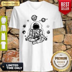 Official Astronaut Zen Yoga Spiritual Space V-neck