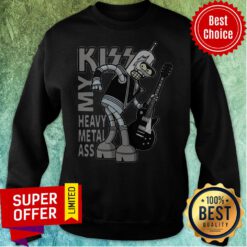 Official Bender Futurama Kiss My Heavy Metal Ass Sweatshirt