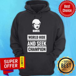 Official Boris World Hide And Seek Champion Hoodie